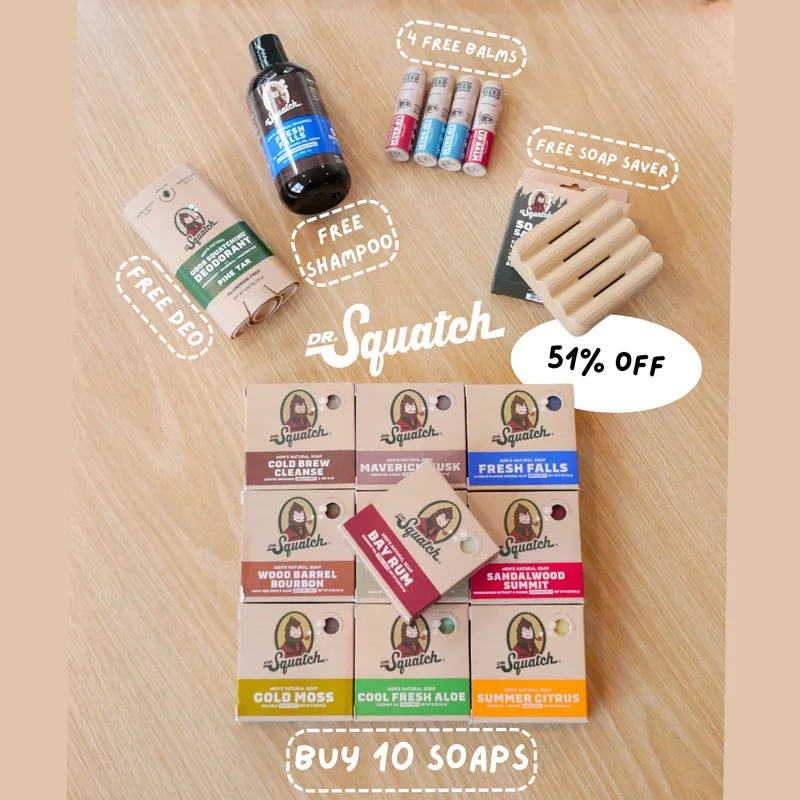 Dr. Squatch ad creative